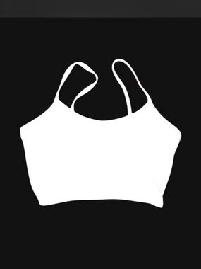 Victoria’s Secret PINK White Crop Tank Bralette